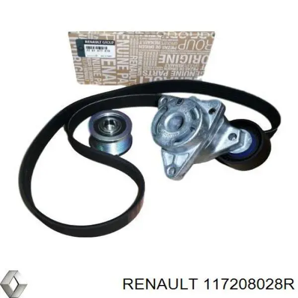 Ремінь приводний, агрегатів, комплект 117208028R Renault (RVI)