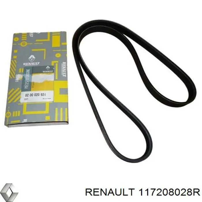 117208028R Renault (RVI) ремінь приводний, агрегатів, комплект
