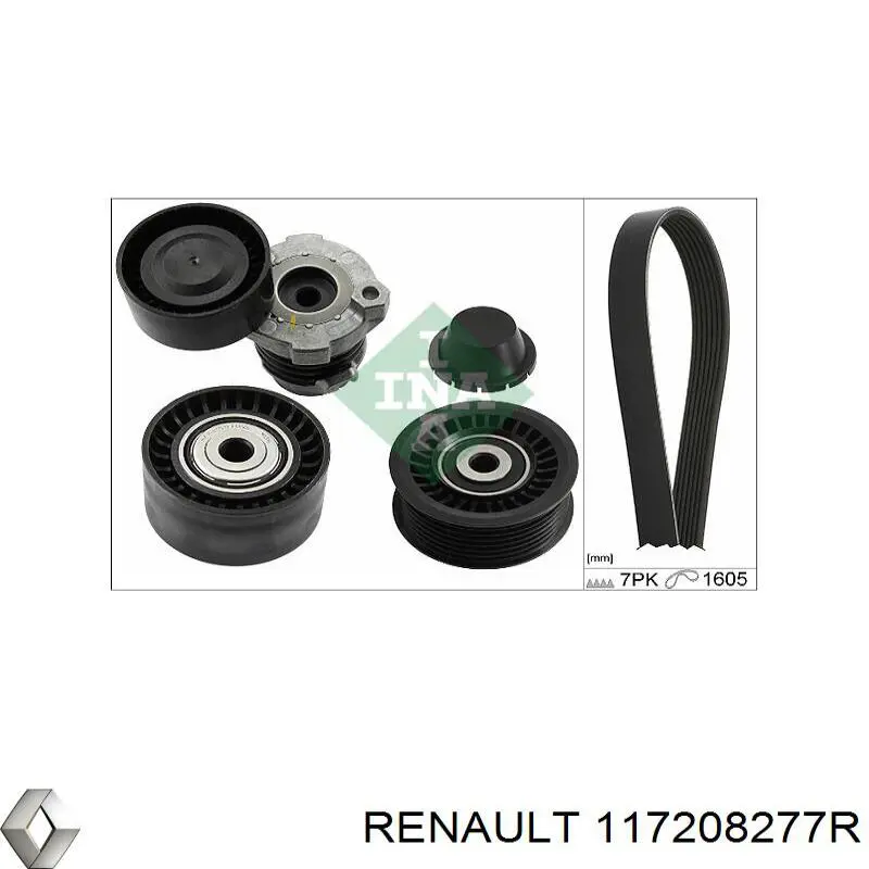Купити 117208277R Renault (RVI) Ремінь генератора