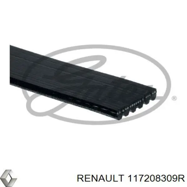 Клиновий ремінь Renault (RVI) 117208309R ціна, від 13.04 USD