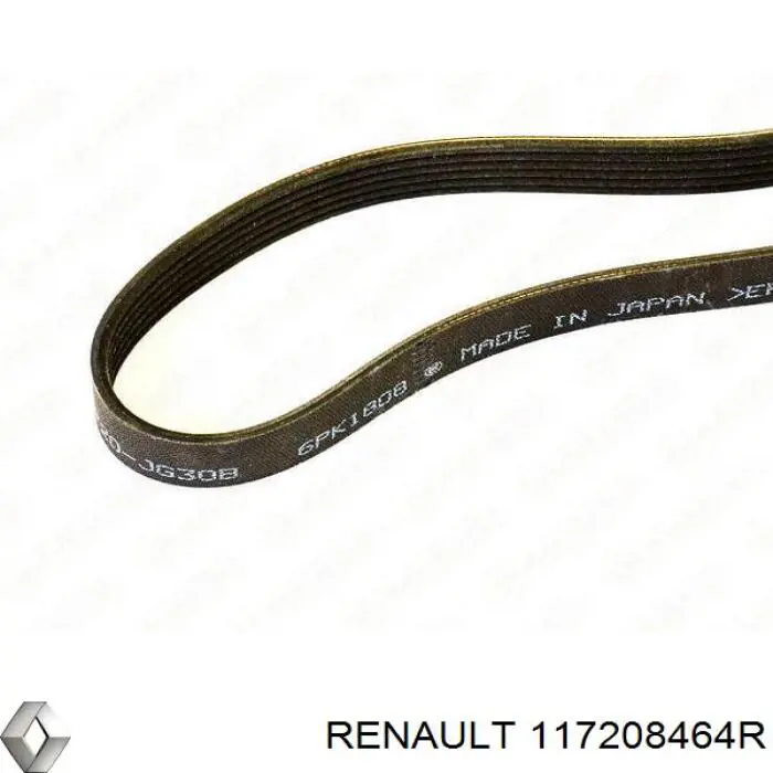 Ремінь приводний, агрегатів, комплект Renault (RVI) 117208464R ціна, від 61.94 USD
