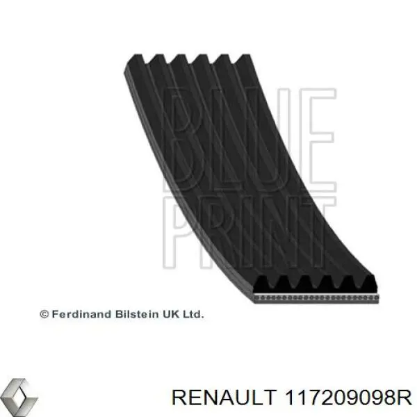 Купити 117209098R Renault (RVI) Ремінь генератора