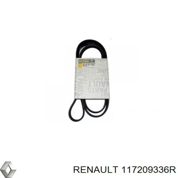 Ремінь приводний, агрегатів, комплект Renault (RVI) 117209336R ціна, від 42.09 USD