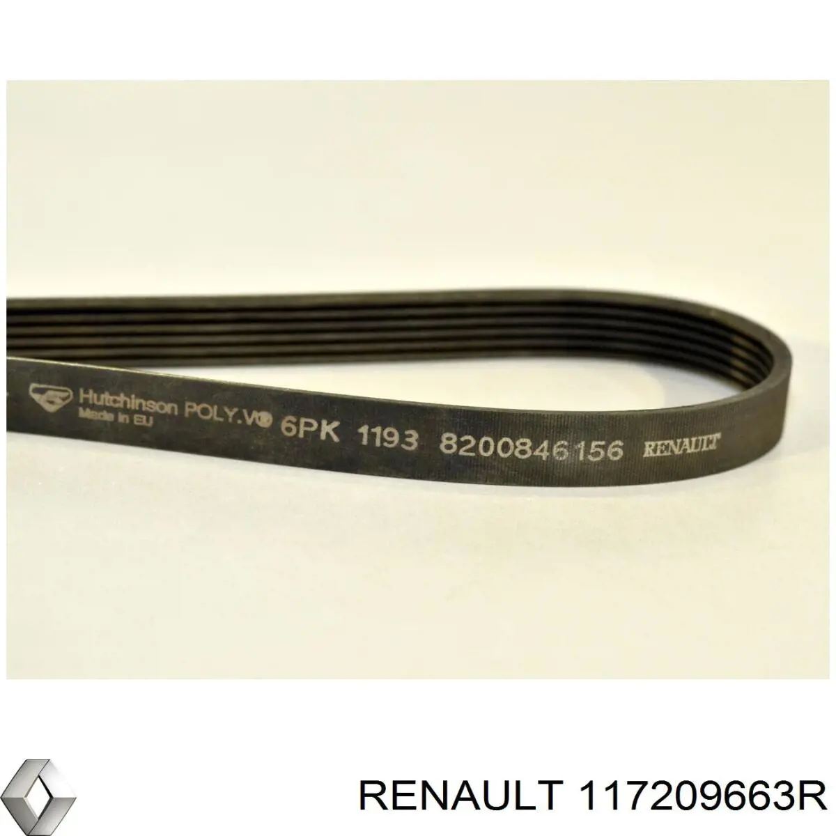 Купити 117209663R Renault (RVI) Ремінь генератора