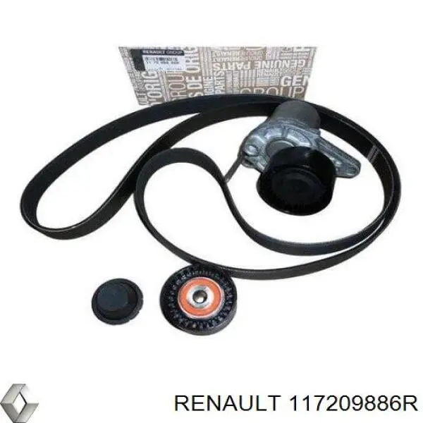 117209886R Renault (RVI) натягувач приводного ременя