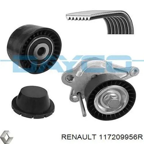 117209956R Renault (RVI) ремінь приводний, агрегатів, комплект