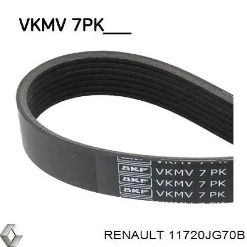 Купити 11720JG70B Renault (RVI) Ремінь генератора