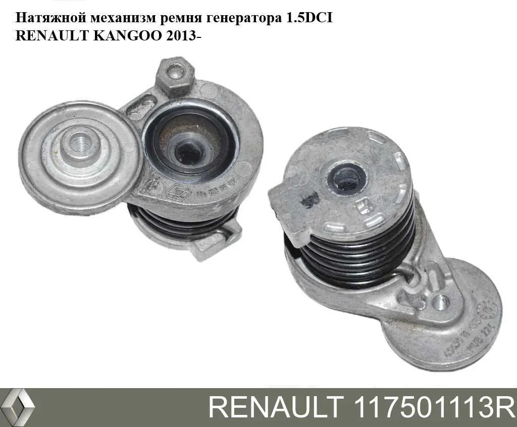 Натягувач приводного ременя Renault (RVI) 117501113R ціна, від 50.20 USD