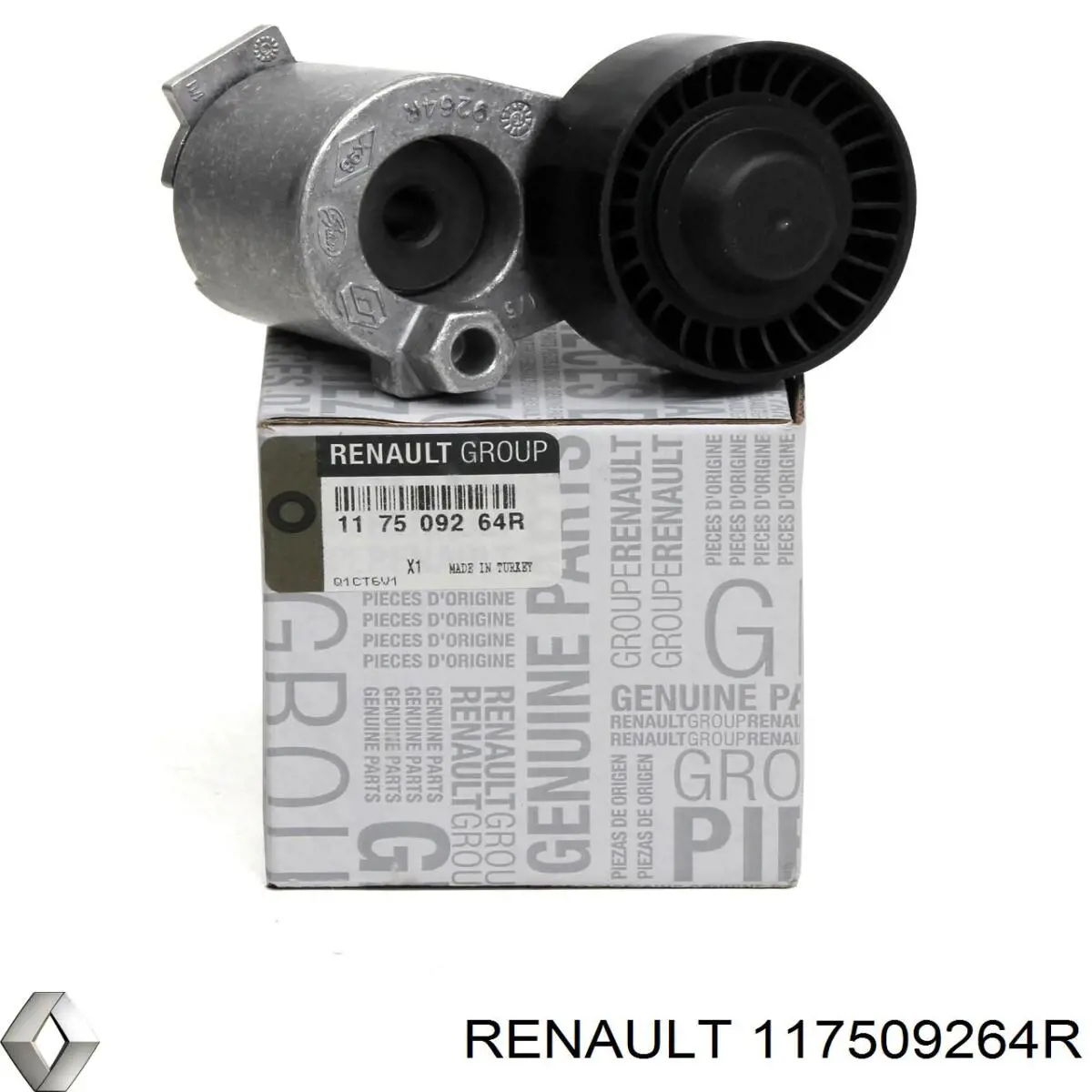 Натягувач приводного ременя Renault (RVI) 117509264R ціна, від 12.03 USD