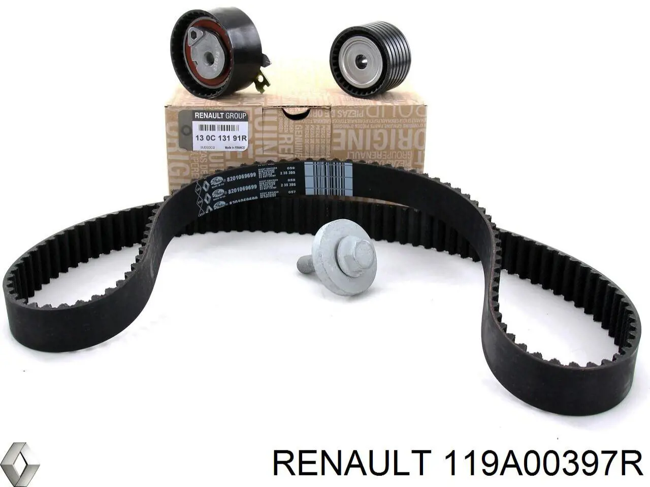 119A00397R Renault (RVI) Ремінь ГРМ, комплект