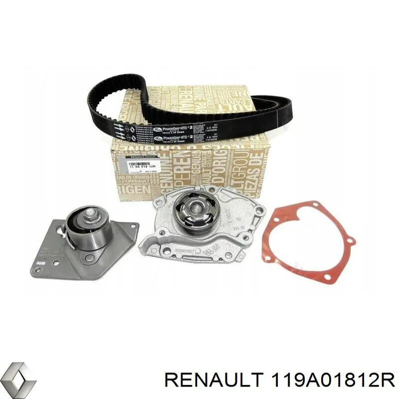 Комплект ГРМ Renault (RVI) 119A01812R ціна, від 134.07 USD