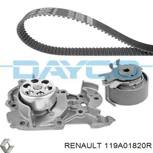 Комплект ГРМ Renault (RVI) 119A01820R ціна, від 103.80 USD