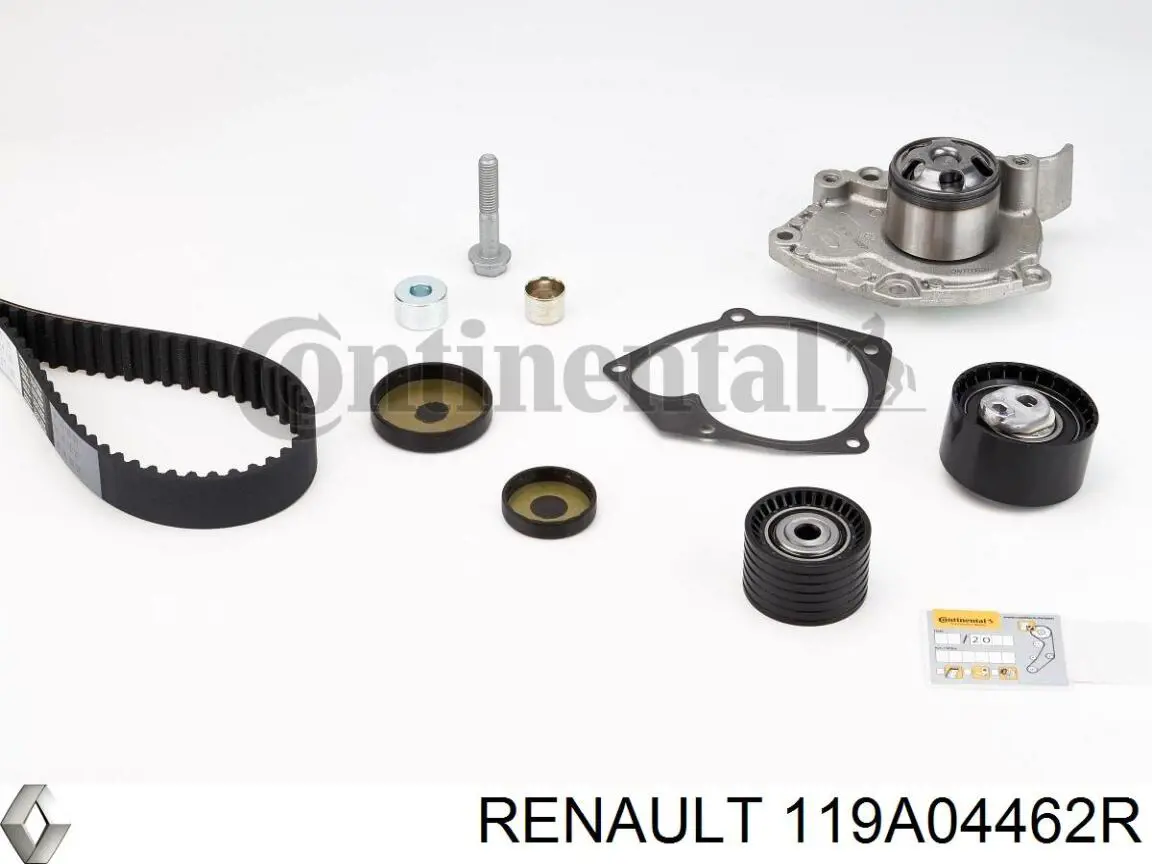 Комплект ГРМ Renault (RVI) 119A04462R ціна, від 154.33 USD