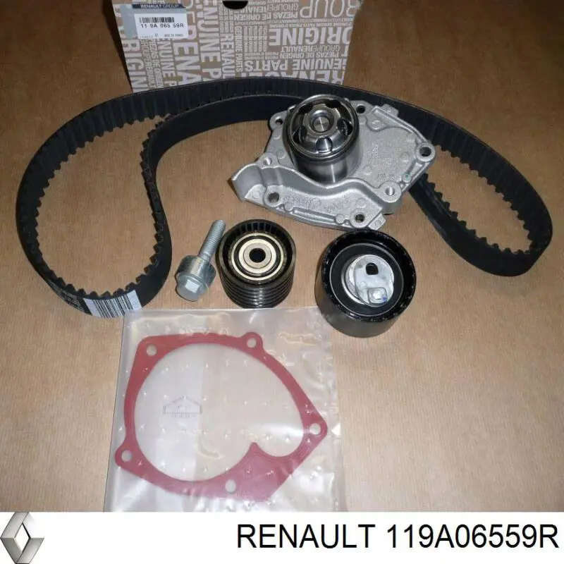 Комплект ГРМ Renault (RVI) 119A06559R ціна, від 160.11 USD