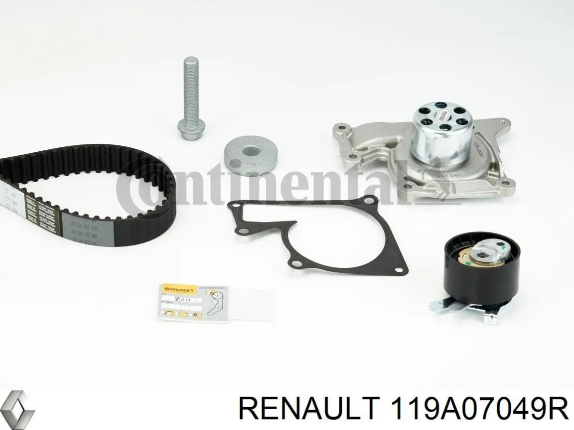 Купити 119A07049R Renault (RVI) ГРМ ремень
