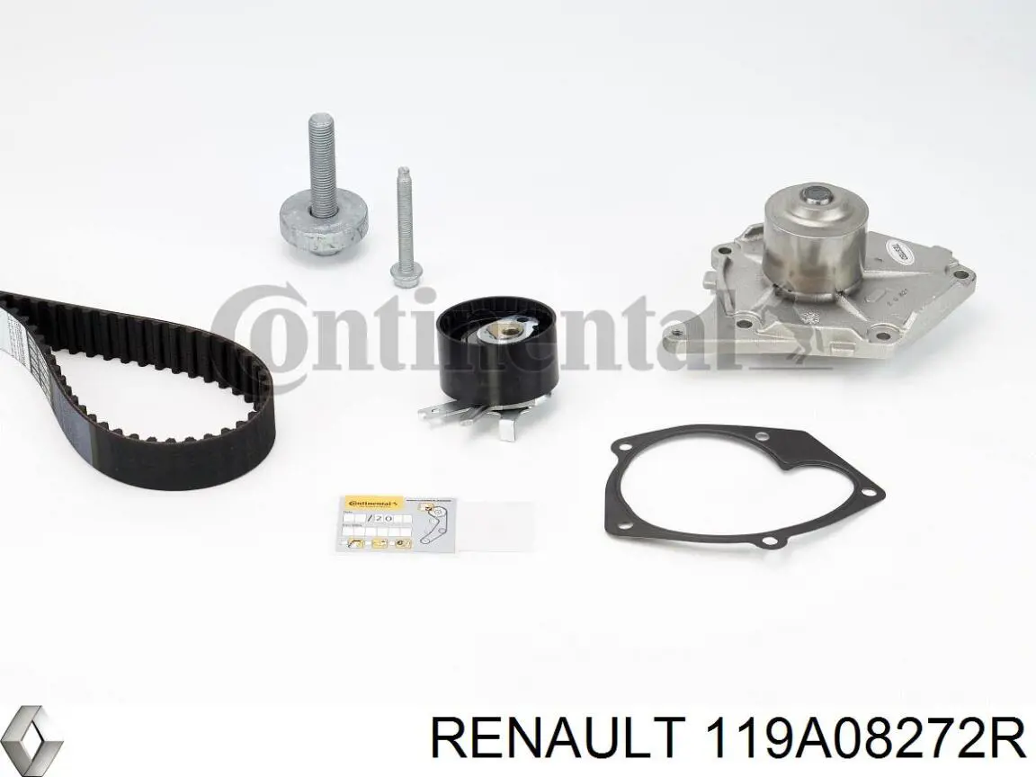 Комплект ГРМ Renault (RVI) 119A08272R ціна, від 89.43 USD