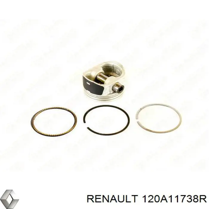 7701479056 Renault (RVI) поршень в комплекті на 1 циліндр, std