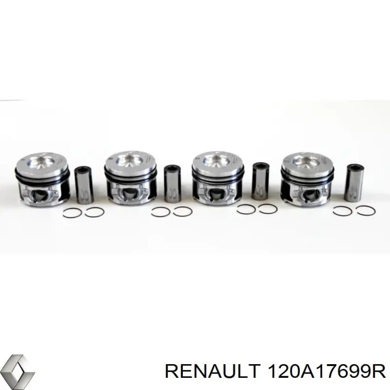 Поршень в комплекті на 1 циліндр, STD Renault (RVI) 120A17699R ціна, від 71.07 USD