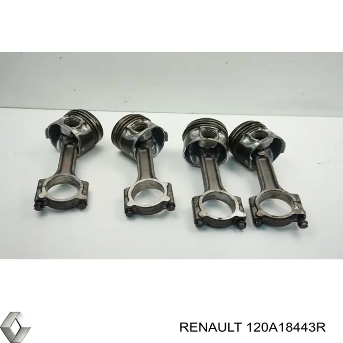 Поршень з пальцем без кілець, STD 021PI00120000 Mahle Original