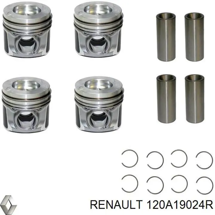 Поршень в комплекті на 1 циліндр, STD Renault (RVI) 120A14489R ціна, від 109.06 USD