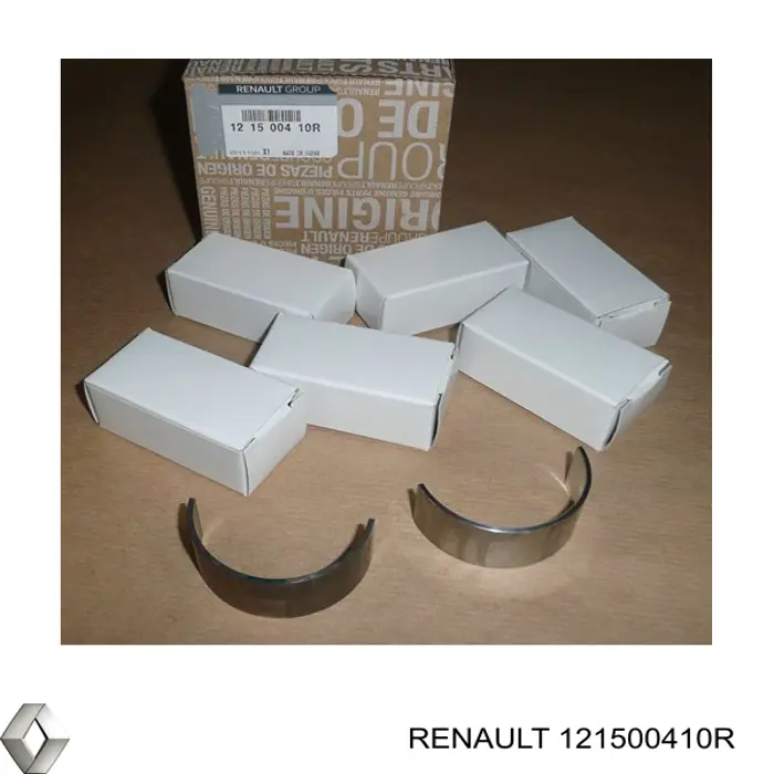 Шатунні вклалиші колінвала STD Renault (RVI) 121500410R ціна, від 60.94 USD