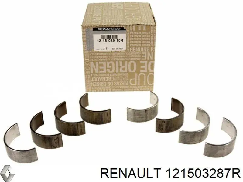Шатунні вклалиші колінвала STD Renault (RVI) 121503287R ціна, від 19.49 USD