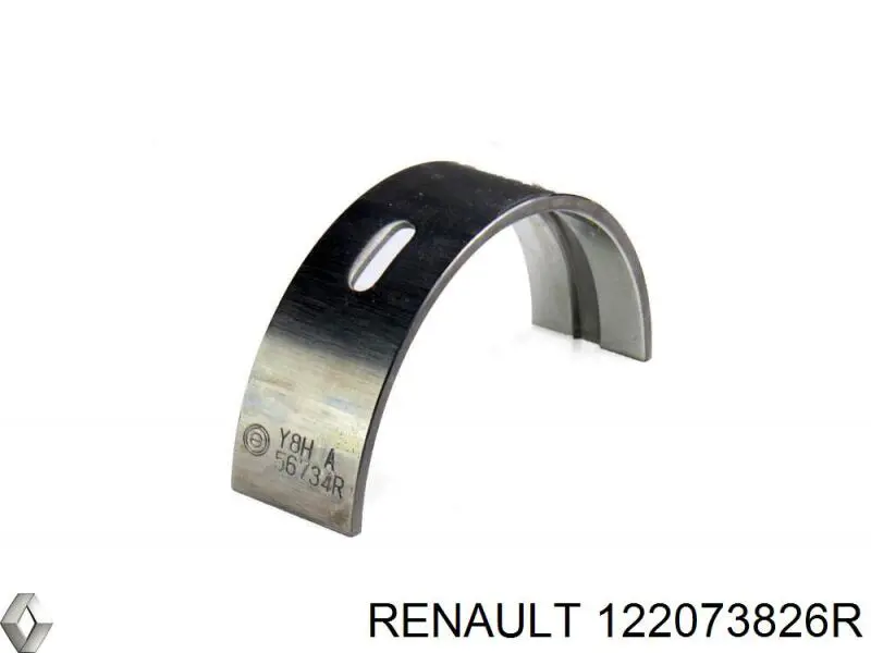 122073826R Renault (RVI) вкладиші колінвала, корінні, комплект, стандарт (std)