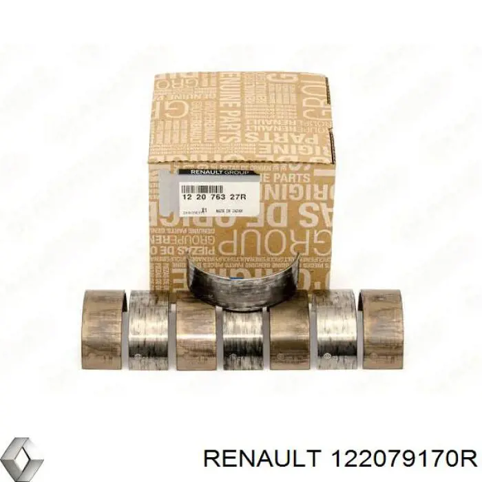 Шатунні вклалиші колінвала STD Renault (RVI) 122079170R ціна, від 90.96 USD