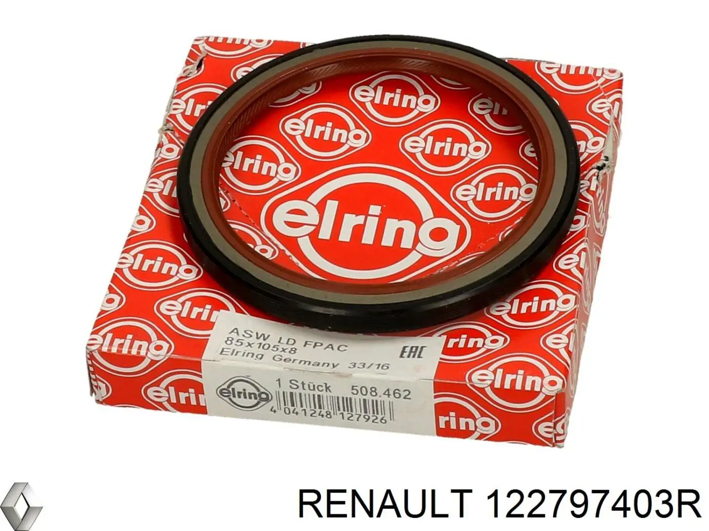 122797403R Renault (RVI) Сальник коленвала корінний