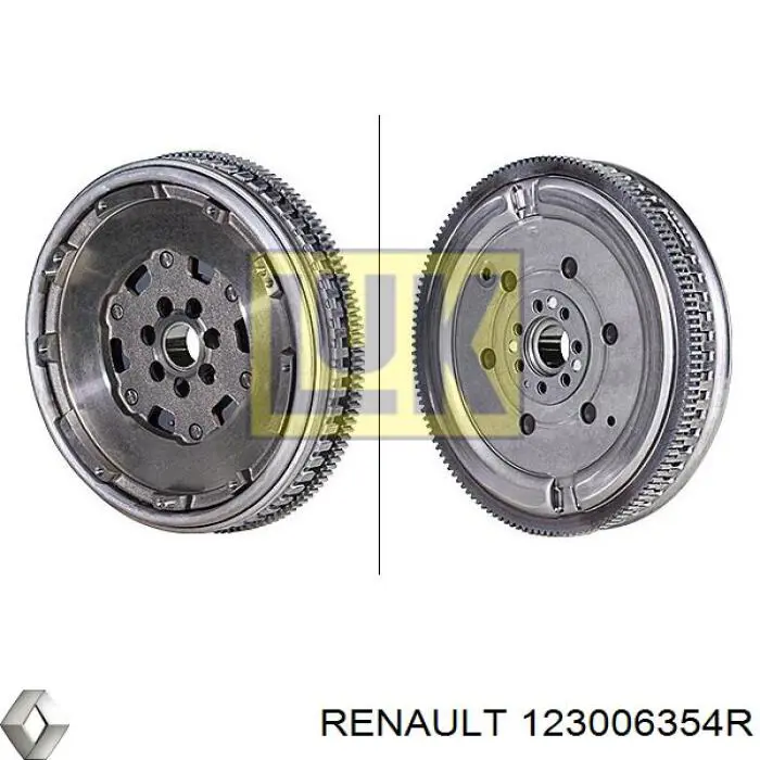 Маховик двигуна Renault (RVI) 123006354R ціна, від 386.92 USD