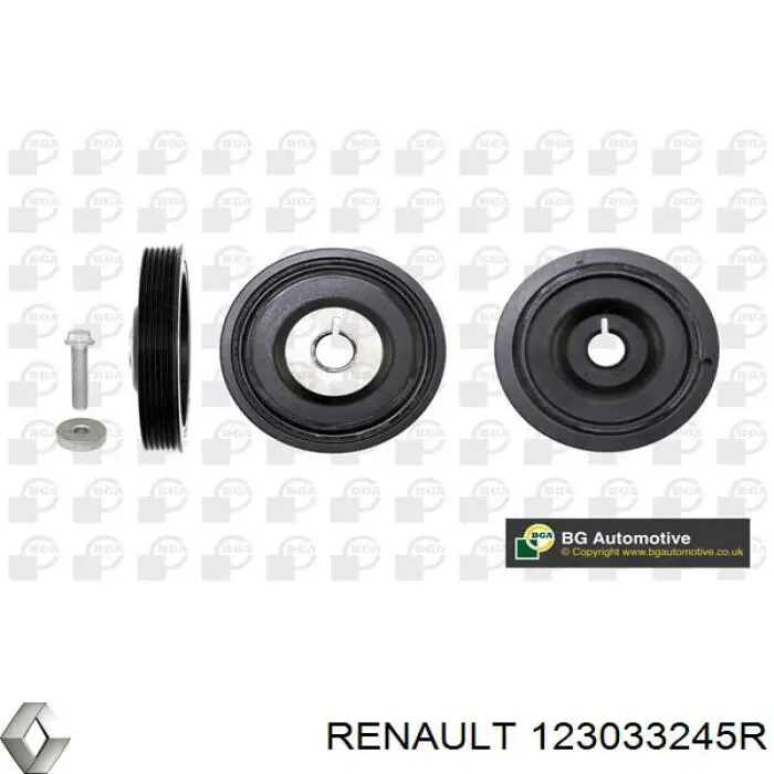 Шків колінвала (демпфер ) Renault (RVI) 123033245R ціна, від 33.82 USD