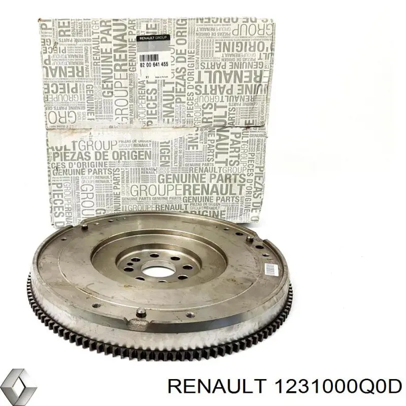 Купити 1231000Q0D Renault (RVI) Маховик із зубчастим ободом в зборі