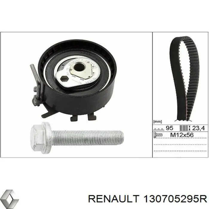 130705295R Renault (RVI) Ролик натягувач