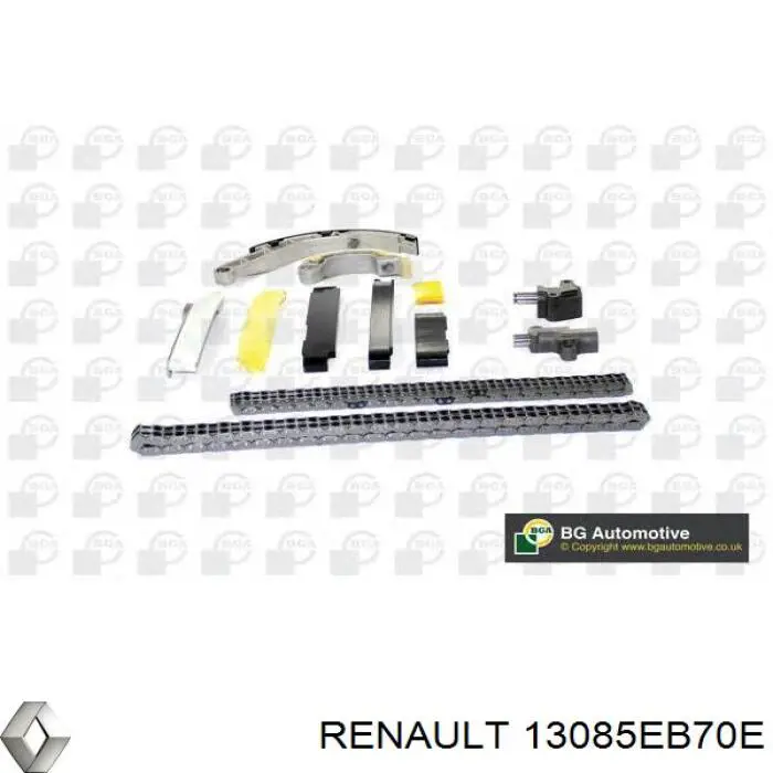 Купити 13085EB70E Renault (RVI) Заспокоювач ланцюга ГРМ, внутрішній лівий
