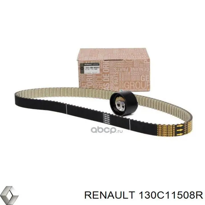 Комплект ГРМ Renault (RVI) 130C11508R ціна, від 69.54 USD