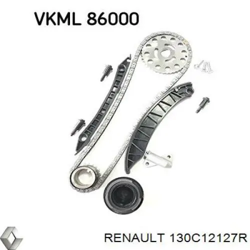 Ланцюг ГРМ, комплект Renault (RVI) 130C12127R ціна, від 120.82 USD