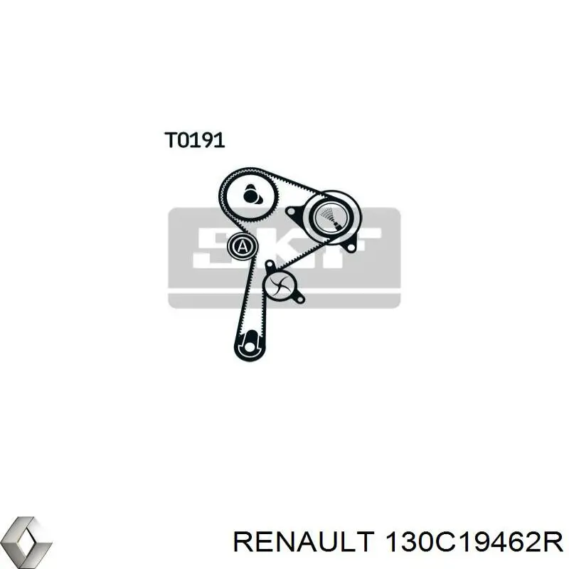 130C19462R Renault (RVI) комплект грм