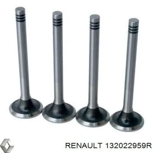 132022959R Renault (RVI) Клапан випускний