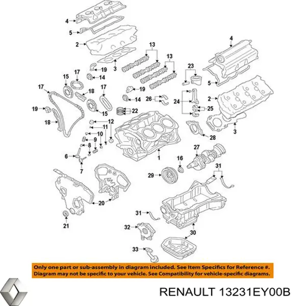 Штовхач клапана гідравлічний Nissan/Infiniti 13231EY00B ціна, від 28.08 USD
