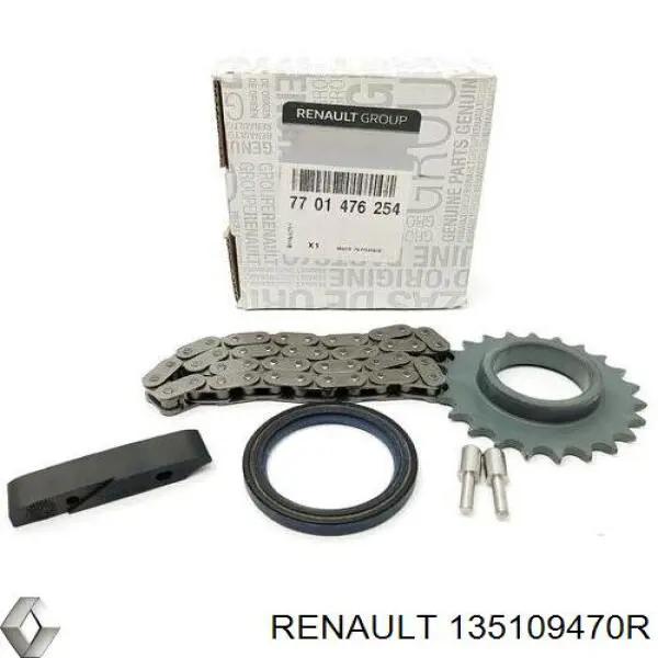 Сальник коленвала двигуна, передній Renault (RVI) 135109470R ціна, від 6.29 USD
