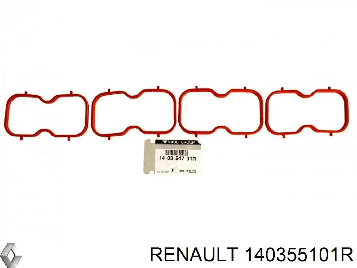 Купити 140355101R Renault (RVI) Прокладка впускного колектора