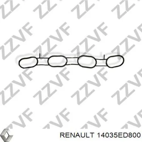 14035ED800 Renault (RVI) Прокладка впускного колектора