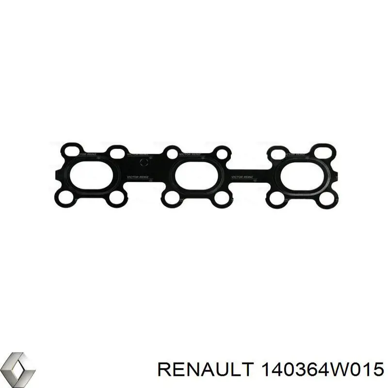 140364W015 Renault (RVI) прокладка випускного колектора
