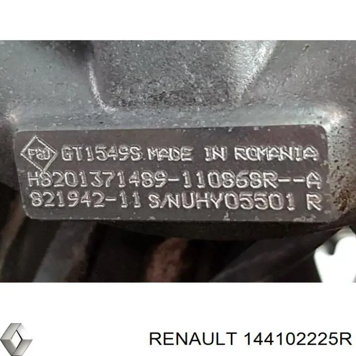 Купити 144102225R Renault (RVI) Турбіна