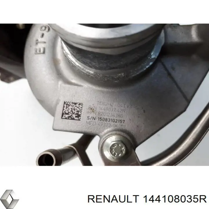 Турбіна Renault (RVI) 144108035R ціна, від 146.56 USD