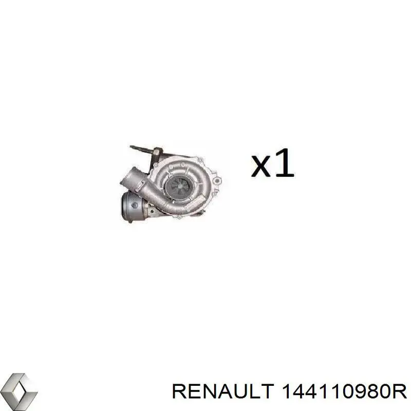 Купити 144110980R Renault (RVI) Турбіна