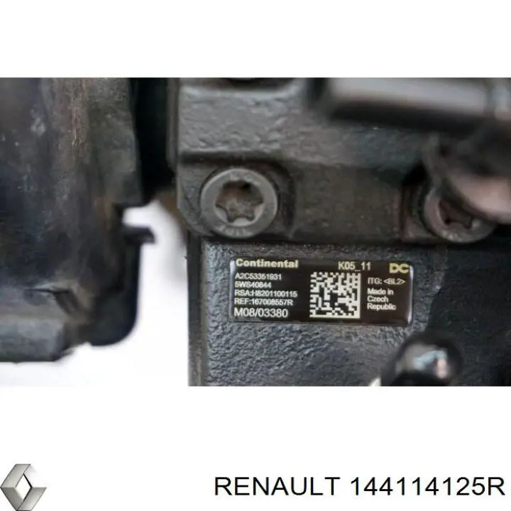 Турбіна Renault (RVI) 144114125R ціна, від 209.25 USD