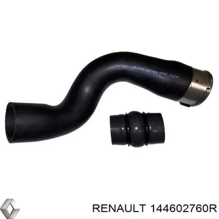 144602760R Renault (RVI) шланг/патрубок інтеркулера, правий