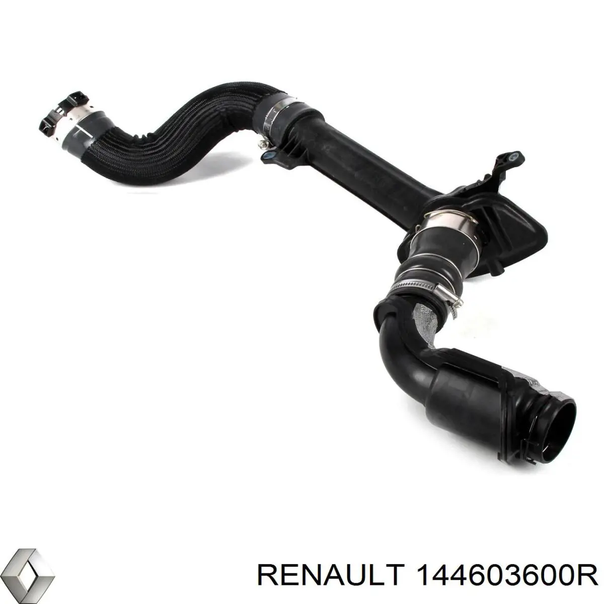Патрубок повітряний, вихід з турбіни (наддув) Renault (RVI) 144603600R ціна, від 26.38 USD