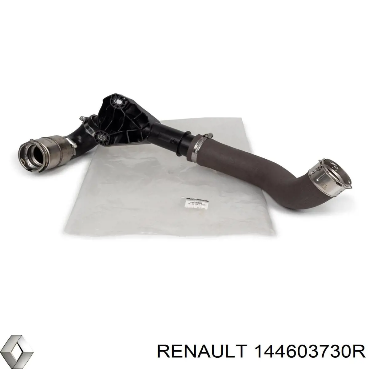 Патрубок повітряний, вихід з турбіни (наддув) 144603389R Renault (RVI)